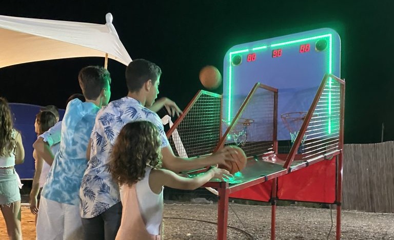 כדורסל אלקטרוני זוגי - דגם רחוב
